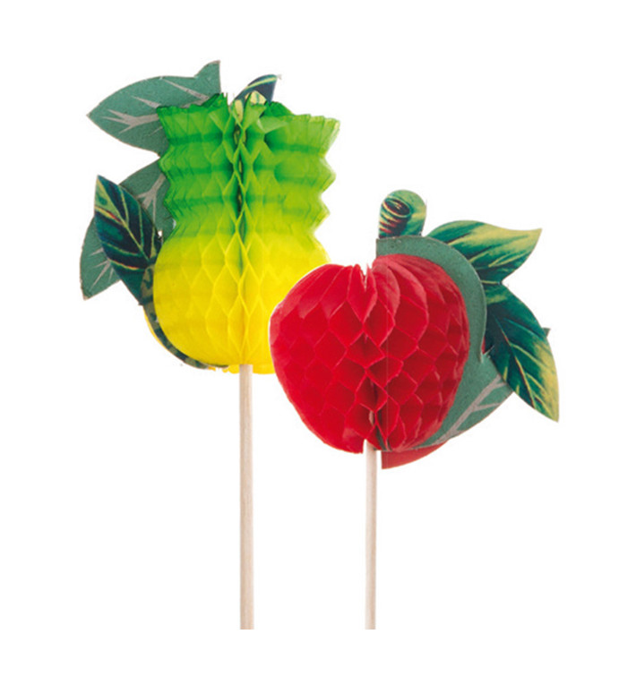 IJs decoreren set Fruit Design 20cm 