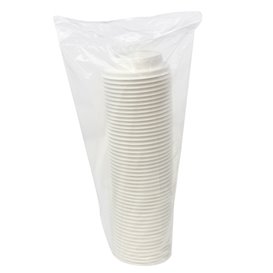 Assiette Amido Milho PLA Creue Blanc Ø220 mm (375 Utés)