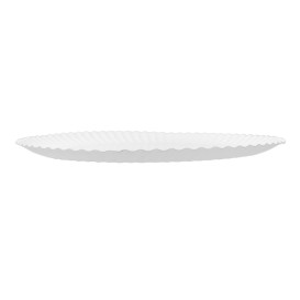 Assiette en Carton Ronde Blanc Ø32cm 600g/m² (250 Utes)