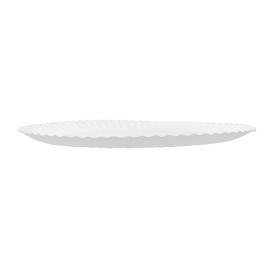 Assiette en Carton Ronde Blanc Ø27cm 550g/m² (50 Utes)