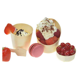 Verrine Bambou Dégustation 1Oz/30ml 6x6cm (100 Utés)