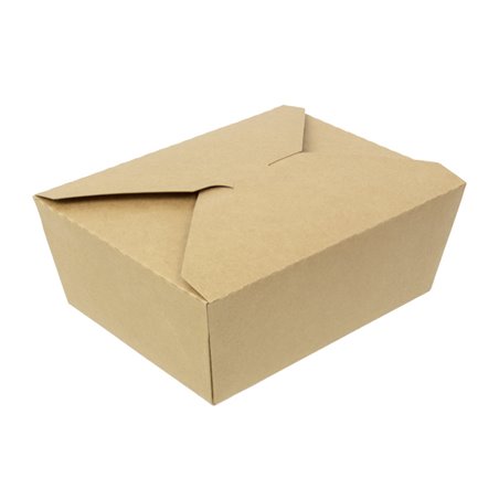 Boîte Américaine Kraft-Kraft 17x13,5x6,5cm 1.300ml (200 Utés)