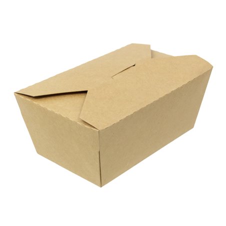 Boîte Américaine Kraft-Kraft 16x10x6,5cm 900ml (25 Utés)