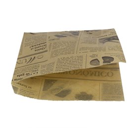 Sachet Ingraissable Ouverture Latérale Kraft Times 17x17cm (1.000 Utés)