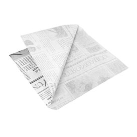 Papieren Deli Wrap Vetvrij Times 17x17cm (X Stuks)