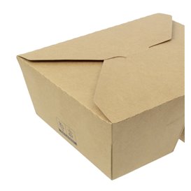 Boîte Américaine Kraft-Kraft 2C 17x13,5x6,5cm 1.000ml (25 Utés)