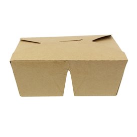 Boîte Américaine Kraft-Kraft 2C 17x13,5x6,5cm 1.000ml (200 Utés)