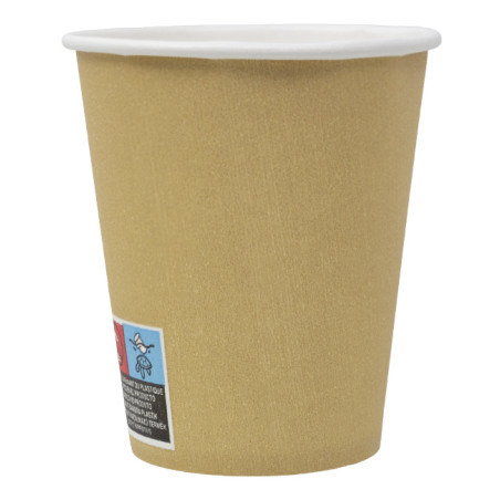 Gobelet Carton 9Oz/290ml Kraft Ø8,0cm (50 Utés)