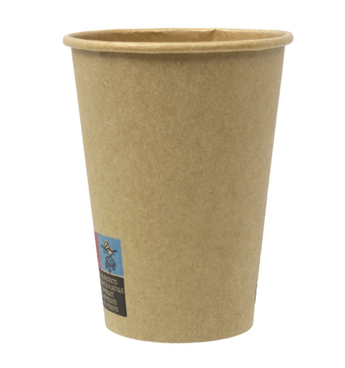 Gobelet Carton 7Oz/210ml Kraft-Kraft Ø7,0cm (50 Utés)