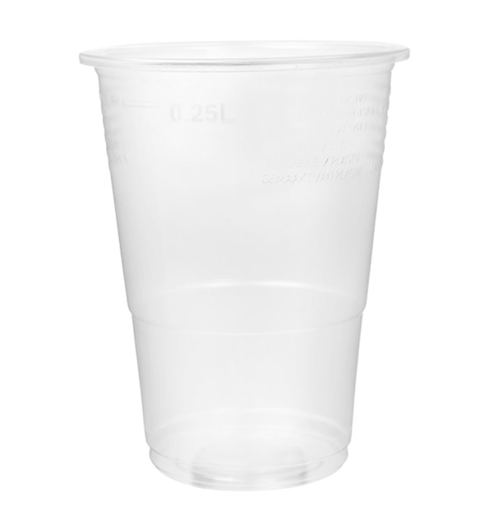 Gobelet Plastique 300ml Transparent Ø7,3cm (2.500 Unités)