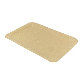 Plat rectangulaire en Carton Kraft 14x21 cm (2000 Unités)