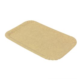 Plat rectangulaire en Carton Kraft 12x19 cm (100 Unités)