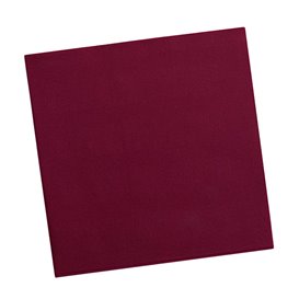 Serviette en Airlaid Bordeaux 40x40cm (50 Unités)