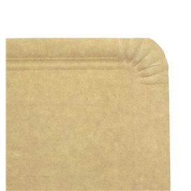 Plat rectangulaire en Carton Kraft 14x21 cm (2000 Unités)