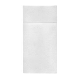 Serviette Kangourou en Airlaid Blanche 33x40cm (480 unités)