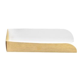 BIO Kartonnen frikandelbakjes kraft 17x5x3,5cm (1000 stuks)