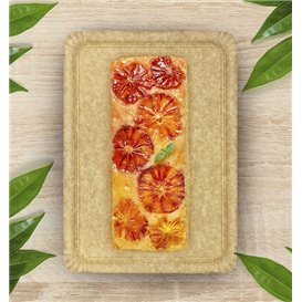 Plat en Carton Kraft "Flower" 25x34cm 390g/m² (350 Utés)