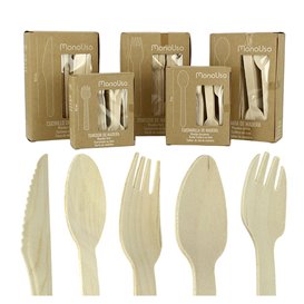 Cuillère en bois Eco 16cm (3.000 Utés)