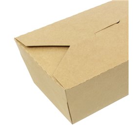 Boîte Américaine Kraft-Kraft 16x10x6,5cm 900ml (25 Utés)