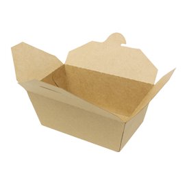 Boîte Américaine Kraft-Kraft 16x10x6,5cm 900ml (200 Utés)