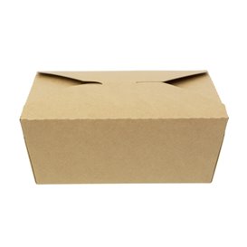 Boîte Américaine Kraft-Kraft 17x13,5x6,5cm 1.300ml (200 Utés)