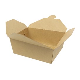 Boîte Américaine Kraft-Kraft 17x13,5x6,5cm 1.300ml (200 Utés)