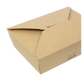 Boîte Américaine Kraft-Kraft 21,5x15,5x6,5cm 1.900ml (200 Utés)