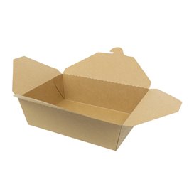 Boîte Américaine Kraft-Kraft 21,5x15,5x6,5cm 1.900ml (200 Utés)