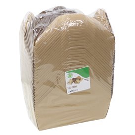 Boîte Américaine Kraft-Kraft 21,5x15,5x6,5cm 1.900ml (200 Utés)