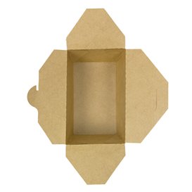 Boîte Américaine Kraft-Kraft 16x10x6,5cm 900ml (25 Utés)