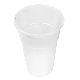 Plastic PP beker transparant 330ml (50 stuks) 