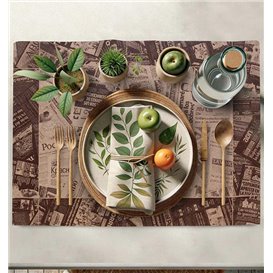 Papieren Placemats 30x40cm kraft "Prensa" 50g (500 stuks) 