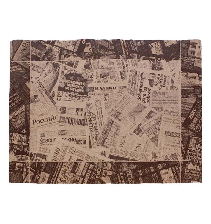 Papieren Placemats 30x40cm kraft "Prensa" 50g (500 stuks) 