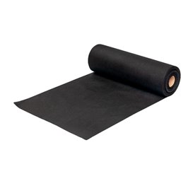 Nappe Non Tissé Prédécoupé 0,40x48m Noire 55g (6 Utés)