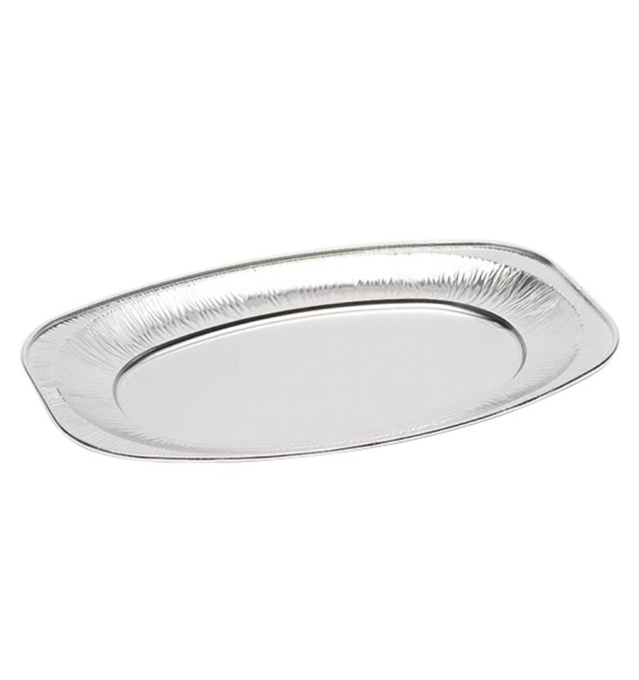 Plat Oval Aluminium 870ml (10 Unités)