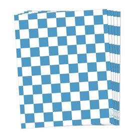 Papier Ingraissable “Vichy” Bleu 20x24,5cm (1.000 Utés)