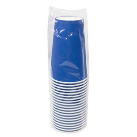 Kartonnen beker “Colours” Blauw 600ml Ø9,4cm (320 stuks)