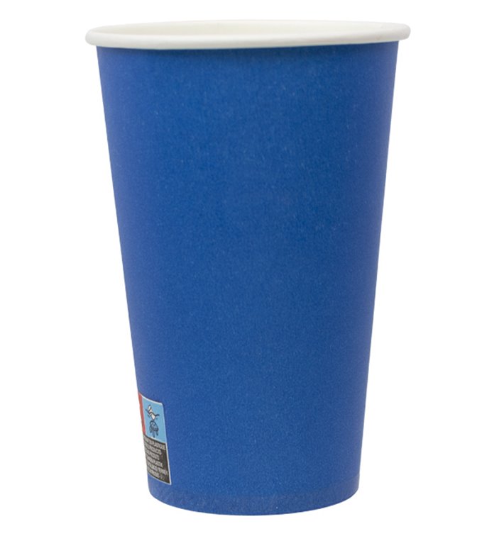 Gobelet en carton « Couleurs » Bleu 600ml Ø9,4cm (320 Utés)