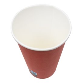 Gobelet en carton « Couleurs » Rouge 600ml Ø9,4cm (20 Utés)