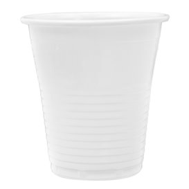 Gobelet  à Café Blanc en Plastique 166ml (100 Utés)