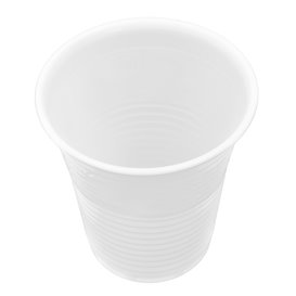 Gobelet  à Café Blanc en Plastique 166ml (100 Utés)