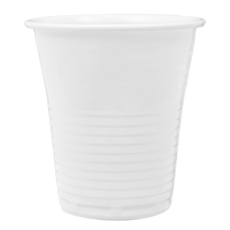 Gobelet en Plastique PP Réutilisable Blanc 166ml (3.000 Utés)