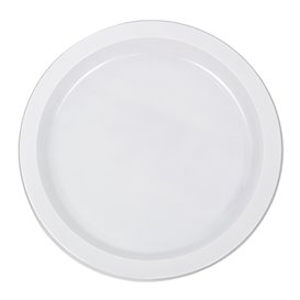 Assiette Réutilisable PS Plate Blanche 22cm (50 Utés)