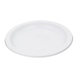 Assiette Réutilisable PS Plate Blanche 22cm (550Utés)