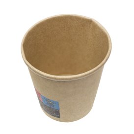 Gobelet Carton 3Oz/100ml Kraft-Kraft Ø5,8cm (50 Utés)