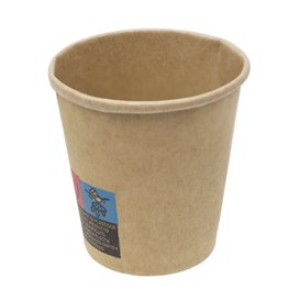 Gobelet Carton 3Oz/100ml Kraft-Kraft Ø5,8cm (1.500 Utés)