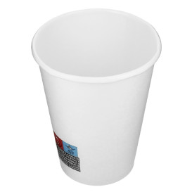 Gobelet Carton 12 Oz/360ml Blanc Ø8,9cm (40 Utés)