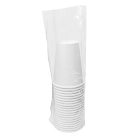 Papieren beker wit 12 Oz/360ml Ø8,9cm (40 stuks)