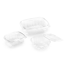 Plastic scharnierende Deli-Container PET 2000ml (50 stuks) 