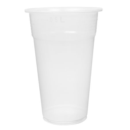 Gobelet en Plastique PP Réutilisable Transparent 550ml Ø9,0cm (75 Utés)